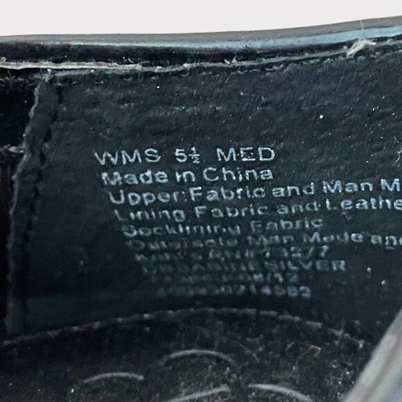 Dana Buchman Sequin/Silver Black Tassel Slip On Flats Shoes Size 5.5 - Picture 3 of 12